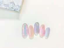 ネイルサロン アミ(Amie)/氷ネイルでうるつやデザイン♪
