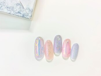 ネイルサロン アミ(Amie)/氷ネイルでうるつやデザイン♪
