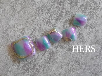 ハーズ(HERS)/FOOT シンプルアート