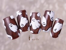 アイネイルズ 町田店(I nails)/ハロウィンおばけネイル11500円