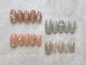リーネイル 博多店(Re.nail)の写真/リピ-タ-多数の人気店★シンプルだけどオシャレ心も満たしてくれる♪周りと差の付くトレンドデザインも◎