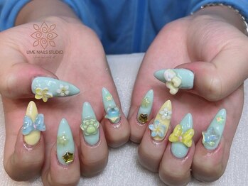 ウメネイルスタジオ(UME NAIL STUDIO)/長さだしやり放題×つけ放題