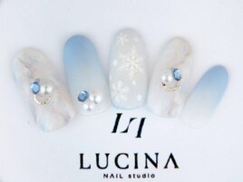 YA-27　雪の結晶ネイル