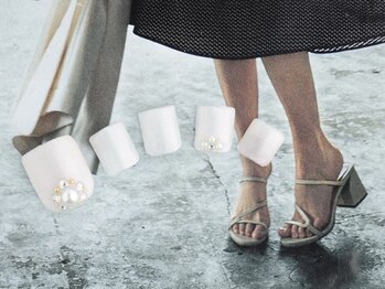 エムスラッシュ ネイル たまプラーザ(M.SLASH)/シンプル夏ネイル