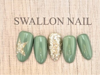 スワロンネイル(SWALLON NAIL)/９・１０月定額ネイル