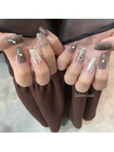 レイムネイル(laime nail)/ブラック×シルバー