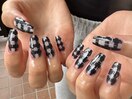 チェックネイル