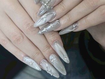 ミハナ 西川口店(MIHANA)の写真/《自爪を守る長さだし》割れやすい,薄い自爪のお悩みも解消!チップ長さだしで理想のフォルム&デザインに♪
