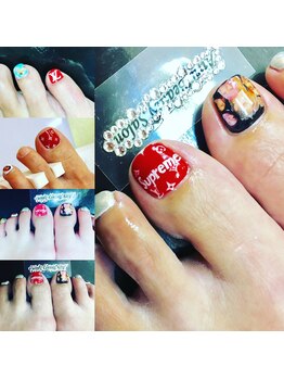アイル ビューティーサロン(Airu Beauty Salon)/手描き　ブランドロゴネイル