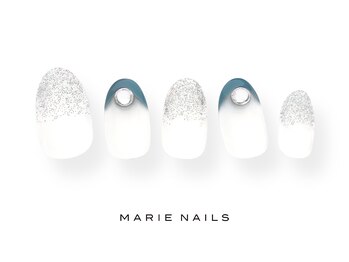 マリー ネイルズ いわきラトブ店(MARIE NAILS)/定額5,500円税込 フレンチ1111a