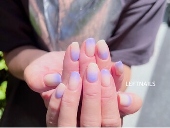 レフトネイルズ(LEFTNAILS)/グラデーション持ち込みデザイン