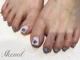 ブルーローズネイル