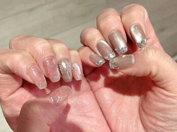 カノアネイルプレイス(KANOA nail place)/【冬】アシメデザイン☆