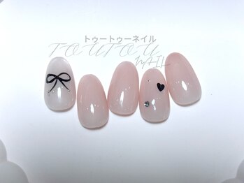 リボンxハートxピンク