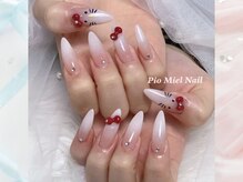 ピオミエルネイル 新宿(pio miel nail)/シンプルかわいいキャラネイル