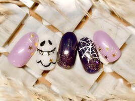 ハロウィンネイル