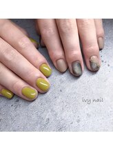 アイビーネイル(ivy-nail)/マット&アシンメトリー