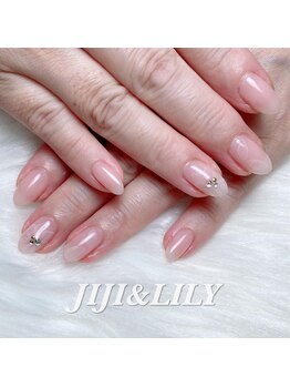 水彩フラワーネイル