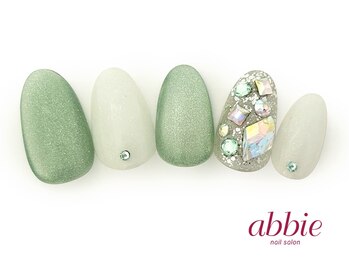 ネイルサロン アビー グランデュオ蒲田店(abbie)/ クリソライトビジュー¥11693