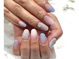 大人水面ネイル