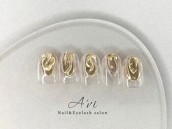 ネイルアンドアイラッシュ アヴィ(Nail and Eyelash A'vi)/ハンド定額デザイン ¥7600