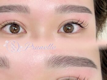 プリュネル(Prunelle)の写真/男女問わず大好評!【ハリウッドブロウリフト初回¥7,700★】骨格診断＆Wax仕上げ♪眉毛の癖改善で好印象に♪
