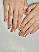 エクアネイルズ(Akuwa nails)/自爪ジェルワンカラーorラメグラ