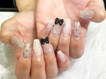 ネイル カラ(nail CARA)の写真/持ち込みアート¥7300★オシャレなnailをお好みやライフスタイルに合わせたモテ可愛な指先にします♪