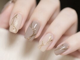 秋ネイル持ち込み