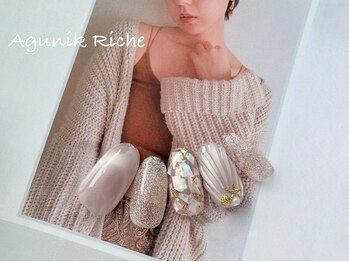 アグニークリッシェ(Agunik Riche)の写真/初めてネイルはアグニークリッシェにお任せ☆周りに差がつくハイセンスなネイルに感動間違いなし♪