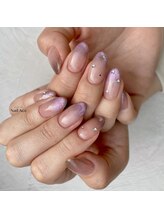 ネイルエース(Nail Ace)/カラー＋マググラデ＋ストーン