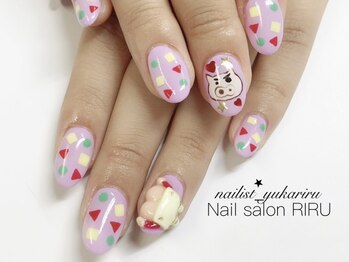 リル(RIRU)/3Dネイル/痛ネイル