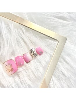 アンドラッシュネイル(&Lash nail)/フットネイル10本デザインコース