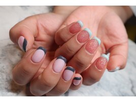 バイカラーフレンチ/色違い