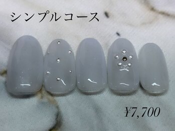 ネイル ステラ(Nail Stella)/冬ネイル☆シンプルコース