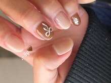 アントレッド(entraide)/韓国風リボンネイル