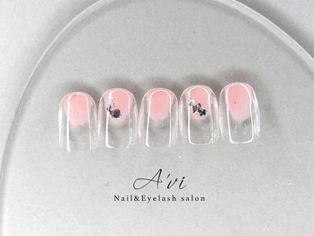 ネイルアンドアイラッシュ アヴィ(Nail and Eyelash A'vi)/ハンド定額デザイン ¥7600