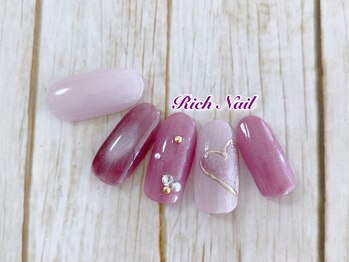 リッチネイル(Rich Nail)/2月末まで☆定額7,400円コース