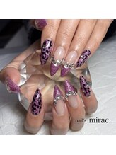 ネイルズミラク(nail's mirac.)/レオパード柄ネイル