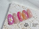 バリ夏/ハイビスカスネイル