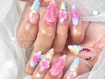 ネイルマフィア 新宿(NAIL MAFIA)の写真/【圧倒的な技術力】JNA本部認定講師在籍の実力派サロン!お爪に優しいフィルイン施術♪1ヶ月浮きなく快適に!