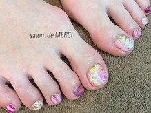 サロン ド メルシー(Salon de MERCI)/foot☆春風ネイル