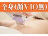 【全身脱毛】【女性限定】スピード光脱毛初回半額!!※顔・VIO無し(回数:1回)