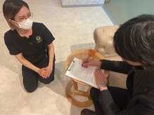 【コース確定とお支払い】メニューをお決めいただきましたら、お先にお会計をお願いしております