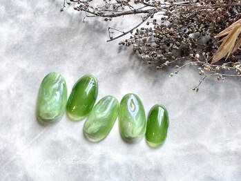 ヴィガー アンド ルックス 白金 目黒(Vigor&Looks)/グリーン インクネイル