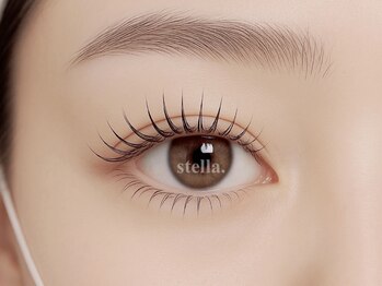 ステラ 立川店(Stella.)の写真/骨格に合わせた似合わせデザイン★トレンドの束感まつ毛や下がりまつ毛も上向きカール♪ロッドの種類も豊富