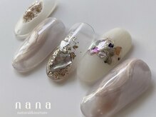 ナナ 白金高輪(nana)/大人ニュアンス×シェルネイル