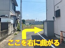 ダンディスター 前橋店/ここを右に曲がる