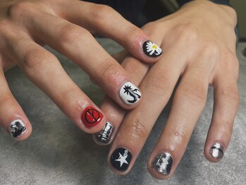 オムネイル 渋谷(HOMME NAIL)/持ち込みデザイン ¥9.000