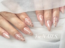 うる艶オーロラ×ドットデザイン